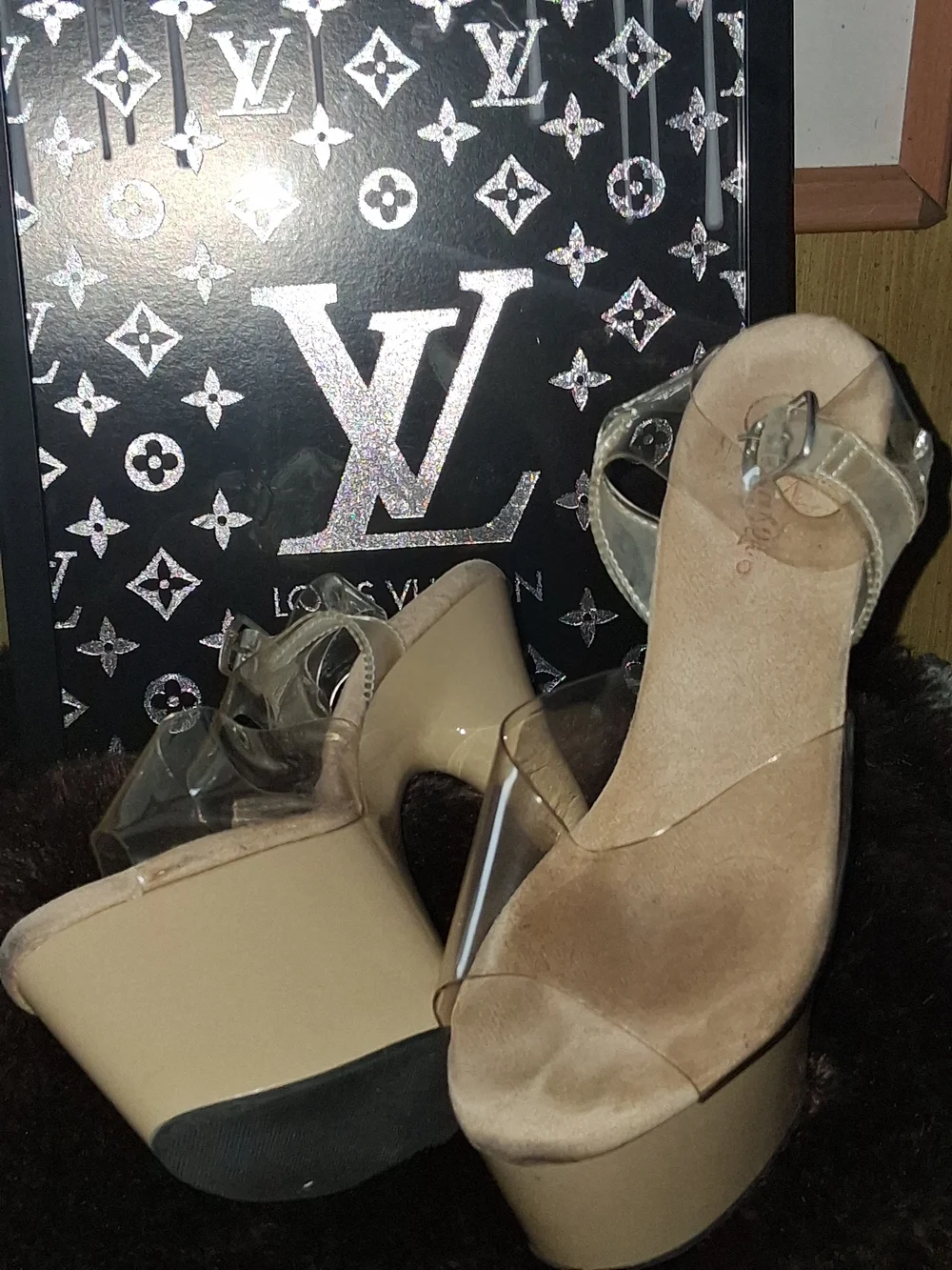 Pleasers/ Beige/ Tan /Bone Color Size 10...